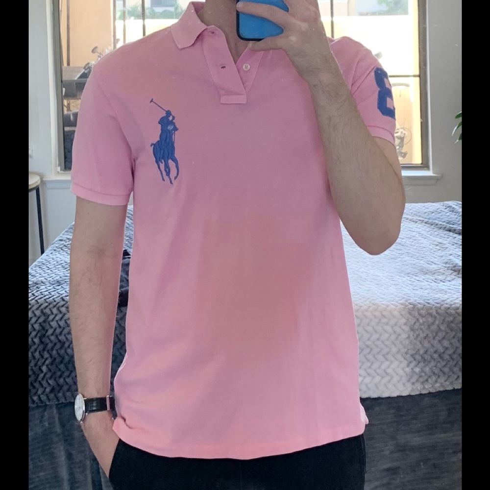 Ralph Lauren Pink Big Pony Polo